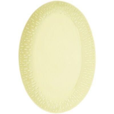 Aida Confetti Oval Dish W/Relief 1 Pcs. Giftbox 36.8X25.8CM x 36.8 Yellow 36.8X25.8CM x 36.8 Aida Confetti Oval Dish W/Relief 1 Pcs. Giftbox 36.8X25.8CM x 36.8 Yellow 36.8X25.8CM x 36.8