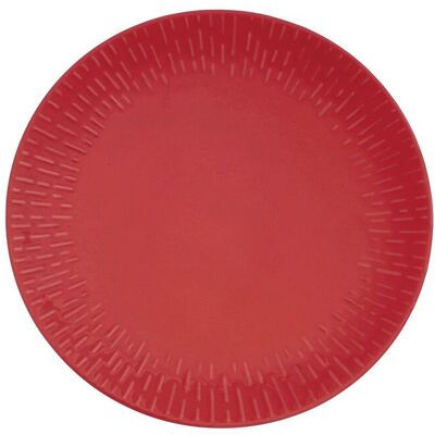 Aida Confetti Chili Middags Tallerken M/Relief Porcelæn 1 Stk 27,5 Cm Ø 28.5 CM x 28.5 Red Ø 28.5 CM x 28.5 Aida Confetti Chili Middags Tallerken M/Relief Porcelæn 1 Stk 27,5 Cm Ø 28.5 CM x 28.5 Red Ø 28.5 CM x 28.5