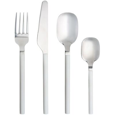 Aida Confetti Cutlery 16 Pcs Mozzarella ONE SIZE Silver ONE SIZE Aida Confetti Cutlery 16 Pcs Mozzarella ONE SIZE Silver ONE SIZE
