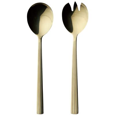 Aida Raw - Bestik Salatsæt Champagne Guld Farvet Belægning 2 Dele Gaveæske ONE SIZE x 29 Gold ONE SIZE x 29 Aida Raw - Bestik Salatsæt Champagne Guld Farvet Belægning 2 Dele Gaveæske ONE SIZE x 29 Gold ONE SIZE x 29