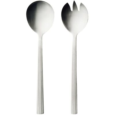 Aida Raw Cutlery Matte Steel - 2 Pcs Saladset Giftbox L29CM Silver L29CM Aida Raw Cutlery Matte Steel - 2 Pcs Saladset Giftbox L29CM Silver L29CM