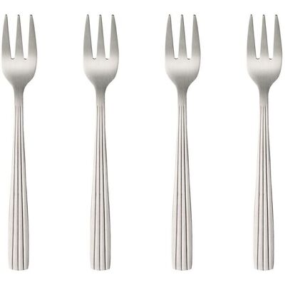 Aida Raw Cutlery Matte Steel - Cakefork 4 Pcs Giftbox L18.2CM Silver L18.2CM Aida Raw Cutlery Matte Steel - Cakefork 4 Pcs Giftbox L18.2CM Silver L18.2CM