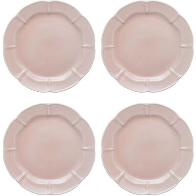 Aida Søholm Solvej Lunch Plate 4 Pcs Ø 22 CM Pink Ø 22 CM Aida Søholm Solvej Lunch Plate 4 Pcs Ø 22 CM Pink Ø 22 CM