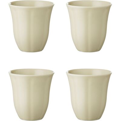 Aida Søholm Solvej Mug W/O Handle 4 Pcs 30 CL x 30 Yellow 30 CL x 30 Aida Søholm Solvej Mug W/O Handle 4 Pcs 30 CL x 30 Yellow 30 CL x 30