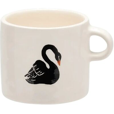 Anna + Nina Black Swan Mug 355 ML Cream 355 ML Anna + Nina Black Swan Mug 355 ML Cream 355 ML