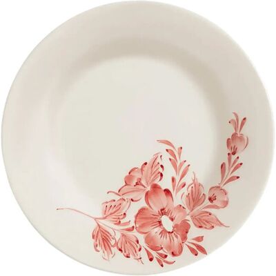 Anna + Nina Whimsical Rose Breakfast Plate Ø 22 CM Pink Ø 22 CM Anna + Nina Whimsical Rose Breakfast Plate Ø 22 CM Pink Ø 22 CM