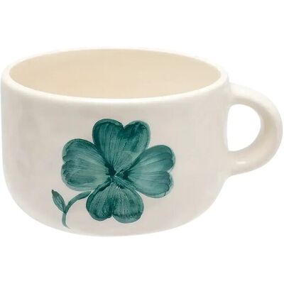 Anna + Nina Shamrock Cappucino Mug 355 ML Green 355 ML Anna + Nina Shamrock Cappucino Mug 355 ML Green 355 ML