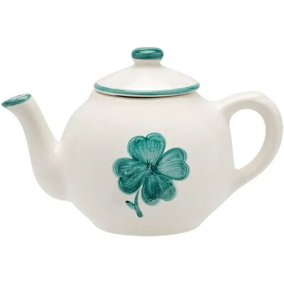 Anna + Nina Shamrock Tea Pot 600 ML Green 600 ML Anna + Nina Shamrock Tea Pot 600 ML Green 600 ML