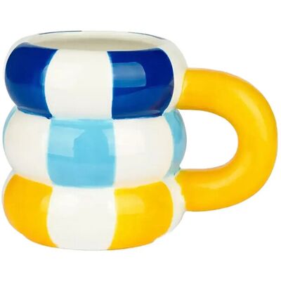 Balvi Krus Keramik Floats 300 Ml Gul 30 CL Patterned 30 CL Balvi Krus Keramik Floats 300 Ml Gul 30 CL Patterned 30 CL
