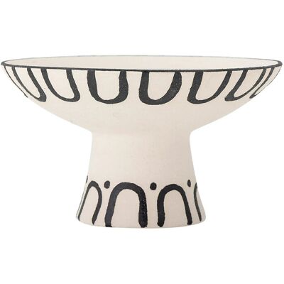 Bloomingville Mayotte Pedestal Bowl H15CM Patterned H15CM Bloomingville Mayotte Pedestal Bowl H15CM Patterned H15CM