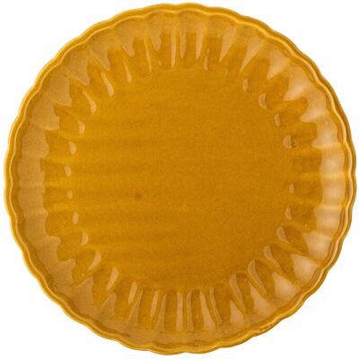 Bloomingville Latina Plate Ø 20 CM Yellow Ø 20 CM Bloomingville Latina Plate Ø 20 CM Yellow Ø 20 CM