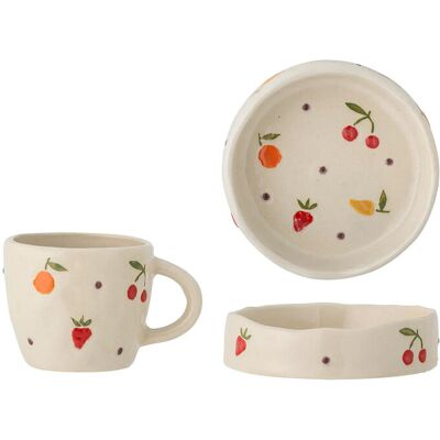 Bloomingville Tatiana Tableware Set 16 CL White 16 CL Bloomingville Tatiana Tableware Set 16 CL White 16 CL