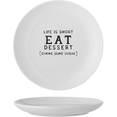 Bloomingville Wendy Plate Ø 15 cm White Ø 15 cm Bloomingville Wendy Plate Ø 15 cm White Ø 15 cm