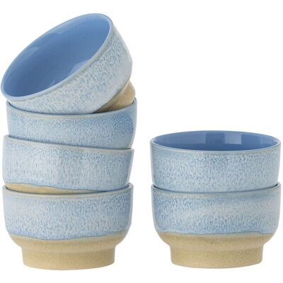Bloomingville Safie Pastellblå Skåler - 6-stk sett Bloomingville Safie Pastellblå Skåler - 6-stk sett