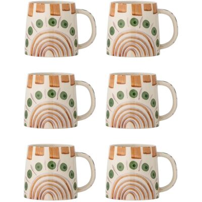 Bloomingville Shama Mug 51.5 CL Patterned 51.5 CL Bloomingville Shama Mug 51.5 CL Patterned 51.5 CL