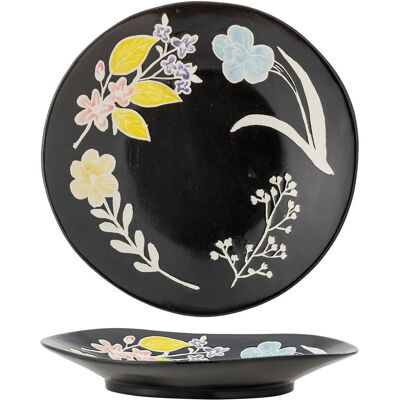Bloomingville Amberly Serving Tray 26 CM Black 26 CM Bloomingville Amberly Serving Tray 26 CM Black 26 CM