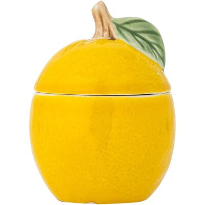 Bloomingville Limone Jar W/Lid 220 ML Yellow 220 ML Bloomingville Limone Jar W/Lid 220 ML Yellow 220 ML