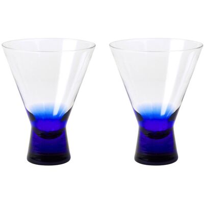 Broste Copenhagen Konus Blå Cocktailglass Sett - 6 stk - 20cl Broste Copenhagen Konus Blå Cocktailglass Sett - 6 stk - 20cl