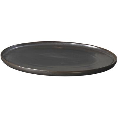 Broste Copenhagen Fad Oval 'Esrum Night' L Ø 26 CM Brown Ø 26 CM Broste Copenhagen Fad Oval 'Esrum Night' L Ø 26 CM Brown Ø 26 CM