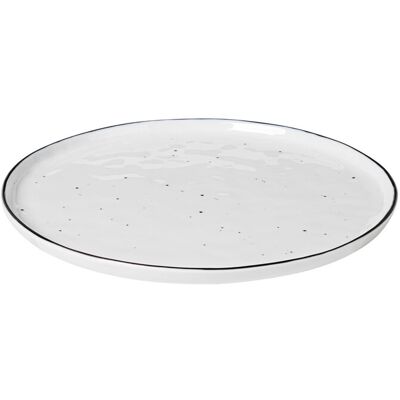 Broste Copenhagen Middagstallerken M/Dots'salt' Ø 28 CM Patterned Ø 28 CM Broste Copenhagen Middagstallerken M/Dots'salt' Ø 28 CM Patterned Ø 28 CM