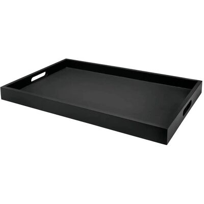 Broste Copenhagen Sarah Tray 35X55CM Black 35X55CM Broste Copenhagen Sarah Tray 35X55CM Black 35X55CM