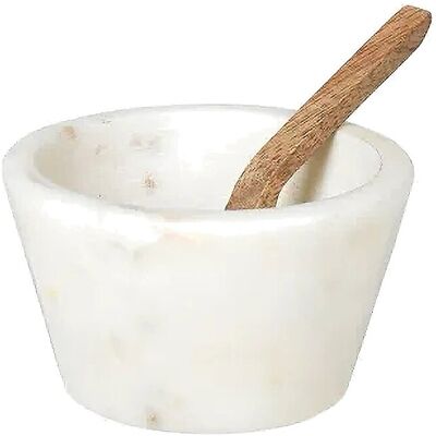 Broste Copenhagen Marina Bowl With Spoon Ø 7 CM Cream Ø 7 CM Broste Copenhagen Marina Bowl With Spoon Ø 7 CM Cream Ø 7 CM