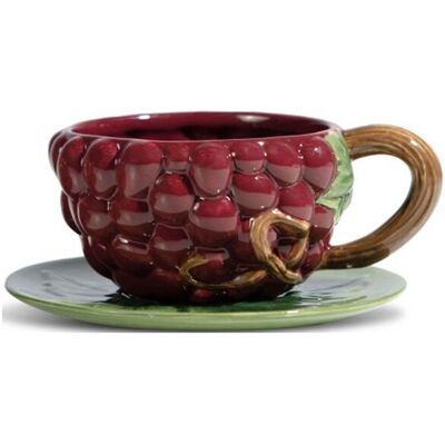 Byon Grape Kopp og Underfatning - Lilla Byon Grape Kopp og Underfatning - Lilla