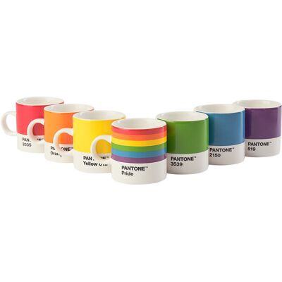Pantone Espresso Cup 7 Pcs. Pride Gift Box 12 CL Patterned 12 CL Pantone Espresso Cup 7 Pcs. Pride Gift Box 12 CL Patterned 12 CL