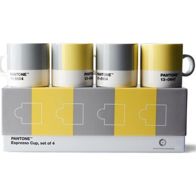 Pantone Espresso Cup 4 Pcs. Gift Box 12 CL Patterned 12 CL Pantone Espresso Cup 4 Pcs. Gift Box 12 CL Patterned 12 CL