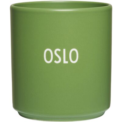 Design Letters - AJ Favourite Porcelain Mug - Grønn - Mug Design Letters - AJ Favourite Porcelain Mug - Grønn - Mug