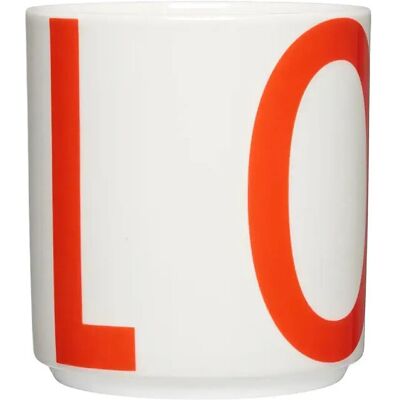 Design Letters Xl Vintage Abc Cups 25 CL Red 25 CL Design Letters Xl Vintage Abc Cups 25 CL Red 25 CL