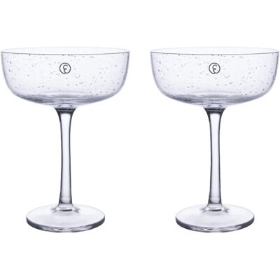 ERNST Coupeglass 2-P ONE SIZE White ONE SIZE ERNST Coupeglass 2-P ONE SIZE White ONE SIZE