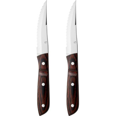 Gense Steakkniv Xl Old Farmer Classic 23,5 Cm 2 Stk. Træ/Stål L23.5CM Brown L23.5CM Gense Steakkniv Xl Old Farmer Classic 23,5 Cm 2 Stk. Træ/Stål L23.5CM Brown L23.5CM