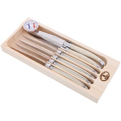 Jean Dubost Knivsæt 6 Stk Laguiole ONE SIZE ONE SIZE Jean Dubost Knivsæt 6 Stk Laguiole ONE SIZE ONE SIZE