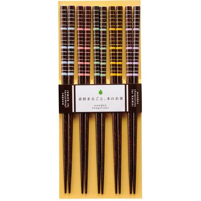 Kawai Chop Sticks Cocoa L23CM x 23 Black L23CM x 23 Kawai Chop Sticks Cocoa L23CM x 23 Black L23CM x 23