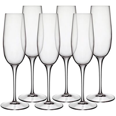 Luigi Bormioli Vin glass - 6 stk, 235ml, Elegant Krystall Luigi Bormioli Vin glass - 6 stk, 235ml, Elegant Krystall