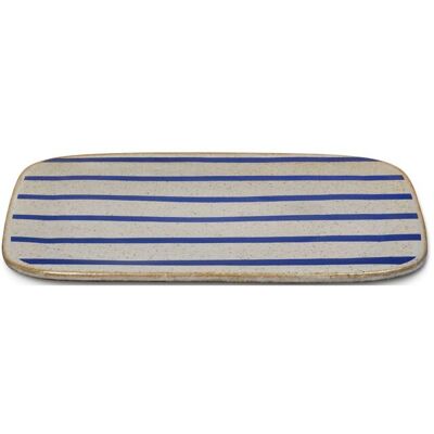 Lyngby Porcelæn Dan-Ild Serveringsfad 27X27 Stribe ONE SIZE Patterned ONE SIZE Lyngby Porcelæn Dan-Ild Serveringsfad 27X27 Stribe ONE SIZE Patterned ONE SIZE