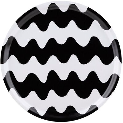 Marimekko Lokki Plate 20Cm Ø 20 CM Black Ø 20 CM Marimekko Lokki Plate 20Cm Ø 20 CM Black Ø 20 CM