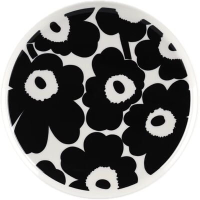Marimekko Unikko Plate 25 Cm Ø 25 CM White Ø 25 CM Marimekko Unikko Plate 25 Cm Ø 25 CM White Ø 25 CM