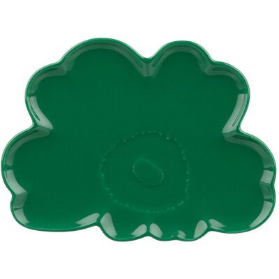 Marimekko Unikko 19 cm Tallerken - Keramikk, Håndvask, Grønn Marimekko Unikko 19 cm Tallerken - Keramikk, Håndvask, Grønn
