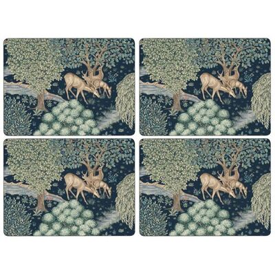 Morris & Co Placemat Wightwick 4-P ONE SIZE Green ONE SIZE Morris & Co Placemat Wightwick 4-P ONE SIZE Green ONE SIZE