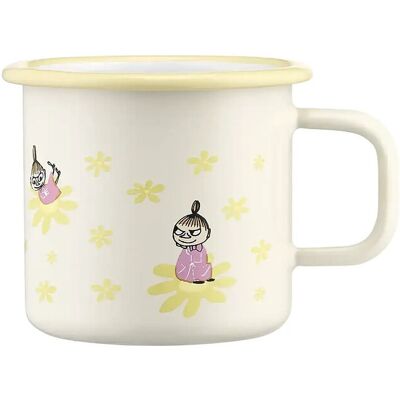 Muurla Mumit-Emaljekrus Med Blomster, 3,7 Dl 37 CL Yellow 37 CL Muurla Mumit-Emaljekrus Med Blomster, 3,7 Dl 37 CL Yellow 37 CL