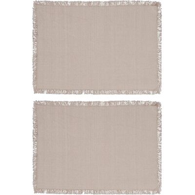 Noble House Place Mat Anders 2-P 30X45CM Beige 30X45CM Noble House Place Mat Anders 2-P 30X45CM Beige 30X45CM