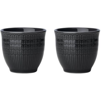 Rörstrand Swgr Egg Cup 4Cl Stone 2Pc 4 CL Black 4 CL Rörstrand Swgr Egg Cup 4Cl Stone 2Pc 4 CL Black 4 CL