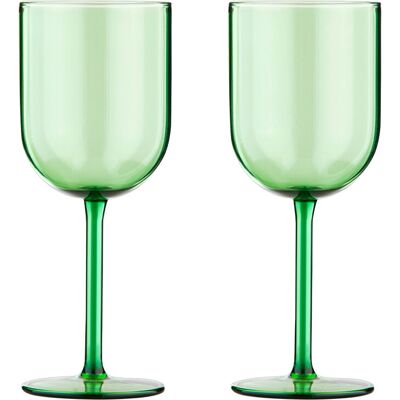 Studio About Wine Glass, Tall 25 CL Green 25 CL Studio About Wine Glass, Tall 25 CL Green 25 CL