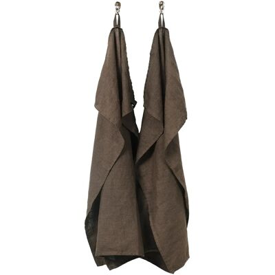 Himla Sunshine Køkkenhåndklæde 2-Pak 50X70CM Brown 50X70CM Himla Sunshine Køkkenhåndklæde 2-Pak 50X70CM Brown 50X70CM