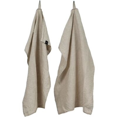 Himla Sunshine Køkkenhåndklæde 2-Pak 50X70 Beige 50X70 Himla Sunshine Køkkenhåndklæde 2-Pak 50X70 Beige 50X70