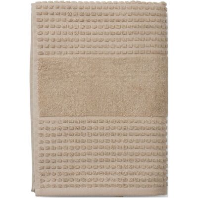 Juna Check Håndklæde 70X140CM Beige 70X140CM Juna Check Håndklæde 70X140CM Beige 70X140CM
