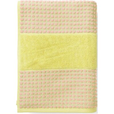 Juna Check Håndklæde 50X100 Cm Gul/Pink 100 CM Yellow 100 CM Juna Check Håndklæde 50X100 Cm Gul/Pink 100 CM Yellow 100 CM
