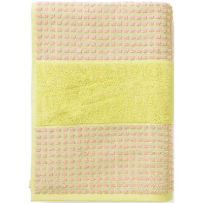 Juna Check Håndklæde 70X140 Cm Gul/Pink 140 CM Yellow 140 CM Juna Check Håndklæde 70X140 Cm Gul/Pink 140 CM Yellow 140 CM